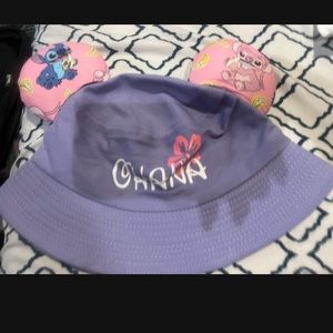 Disney Stitch angel bucket hat